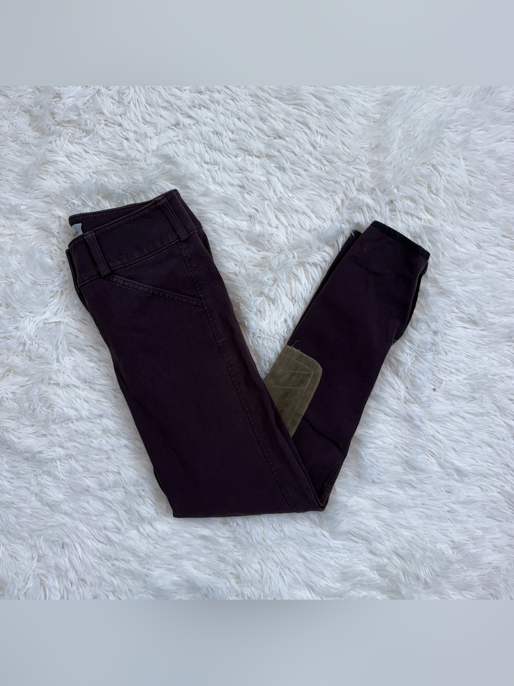 Child’s Size 12R Purple Tailored Sportsman Knee Patch Horseback Riding Breeches